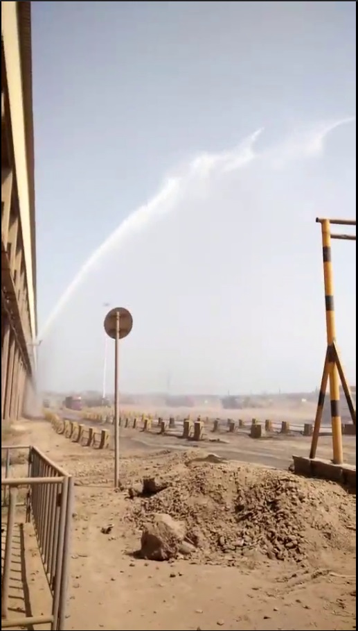 山西國投集團山西鋁業(yè)有限公司噴淋除塵工程