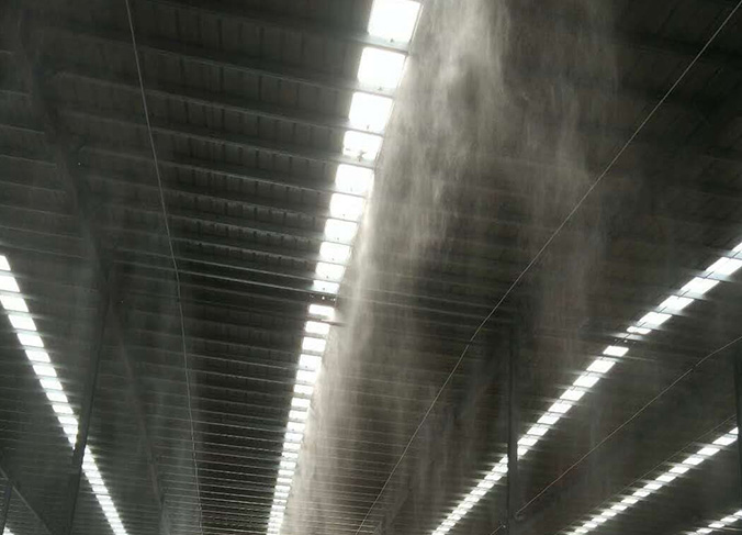 安裝干霧抑塵裝置項目之--趙固一礦儲煤場